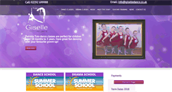 Desktop Screenshot of giselledance.co.uk